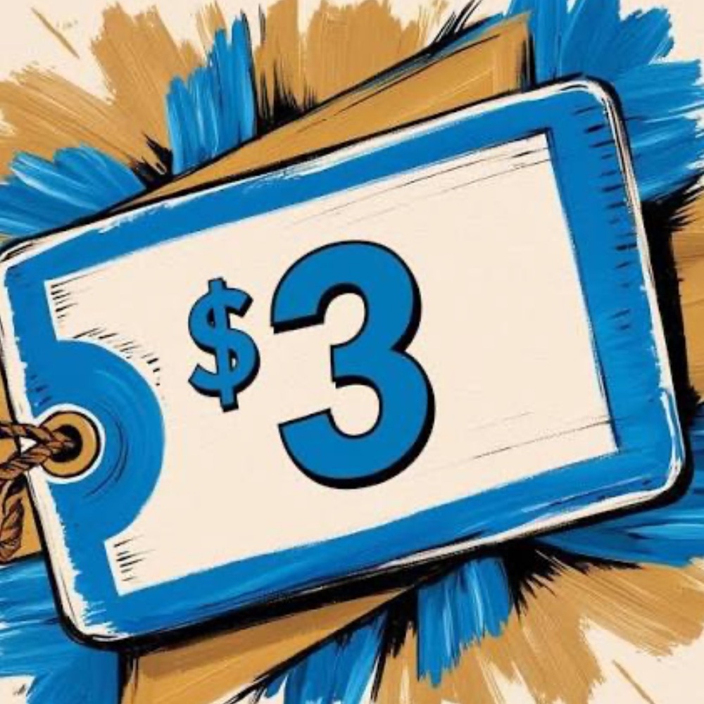 $3 Live Show Auction Listing-Live Show 1/9/26
